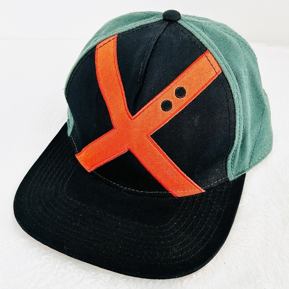 My Hero Academia Anime Cartoon Hat Cap Snapback Adjustable Black Casual Outdoors